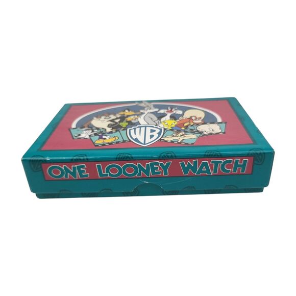1994 Looney Toons Tweety And Sylvester Fossil Watch With Box Warner Bros main image 3